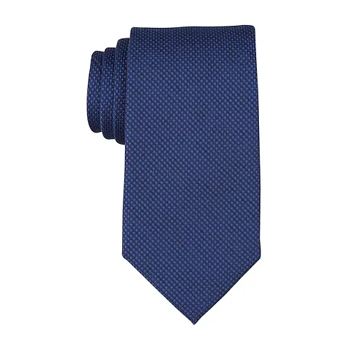 Stafford Premium Highlands Micro Tie, One Size, Blue