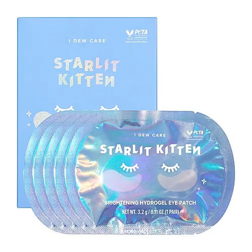 I Dew Care Starlit Kitten Brightening Hydrogel Eye Patch, One Size