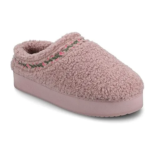 Journee Collection Pallmer Womens Round Closed Toe Slip-On Shoe, Medium, Purple