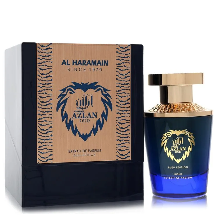 Al Haramain Azlan Oud Bleu Pure Perfume 3.33 oz Extrait De Parfum Spray for Men