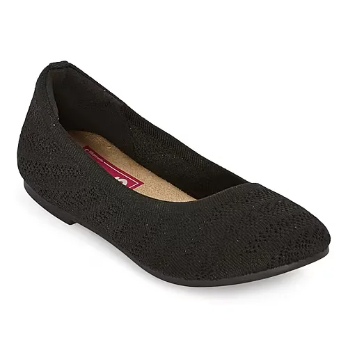 Pop Jagger Womens Round Closed Toe Slip-On Shoe, 10 Medium, Black