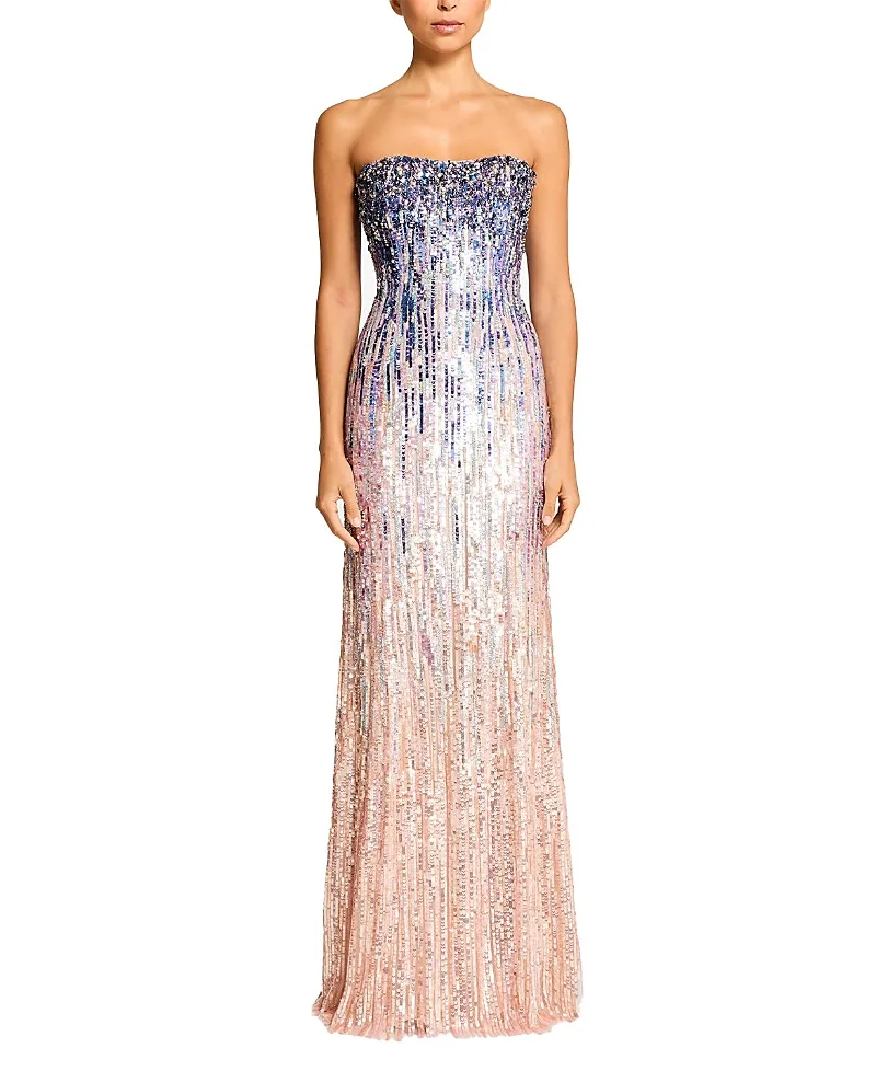 Jenny Packham Honesty Sequin-Embellished Maxi Dress
