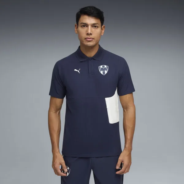 Playera PUMA Camisa Polo C.f. Monterrey PUMAtech para Hombre en Talle Grande Navy/PUMA White