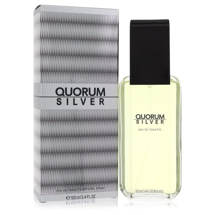 Quorum Silver Cologne by Puig 3.4 oz EDT Spray for Men