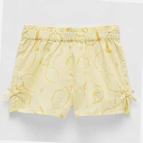 Okie Dokie Toddler & Little Girls Pull-On Short, 2t, Yellow