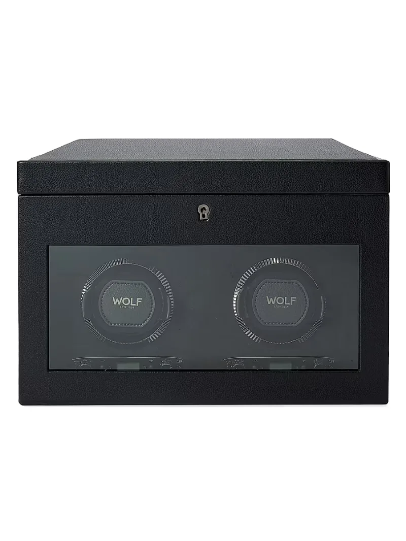 British Racing Double Watch Winder - Black