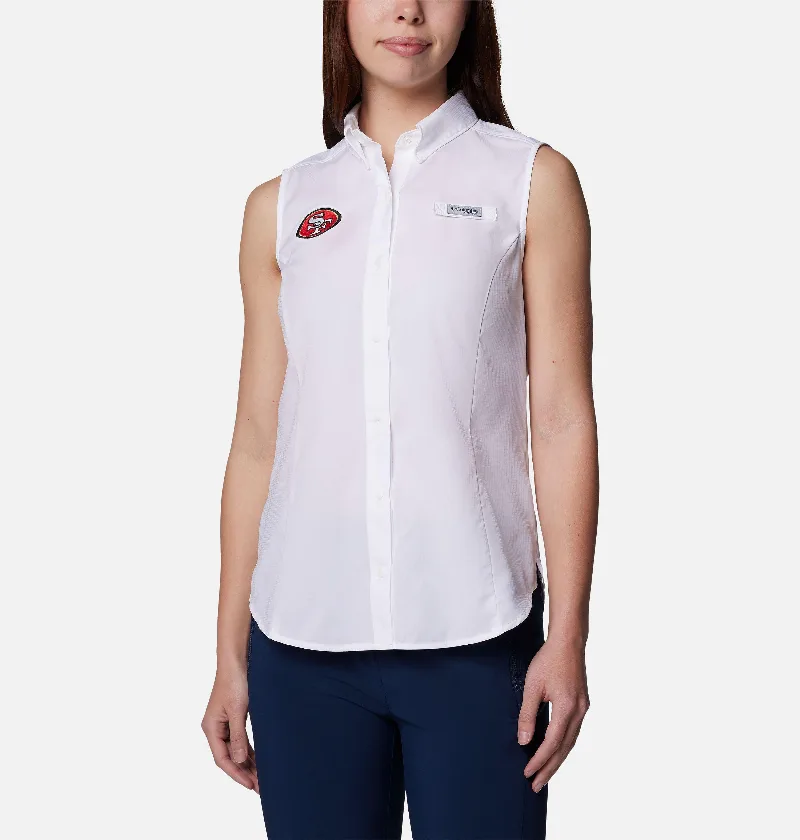 Columbia Women's PFG Tamiami Sleeveless Shirt - San Franscisco 49ers-