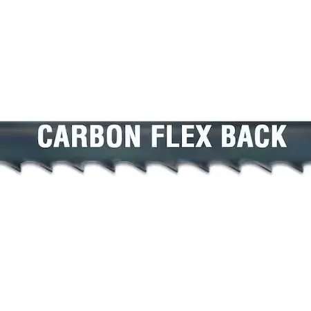 Band Saw Blade, 7 ft. 9 in L, 1/2" W, 18 TPI, Carbon Steel, 0.025" Thick