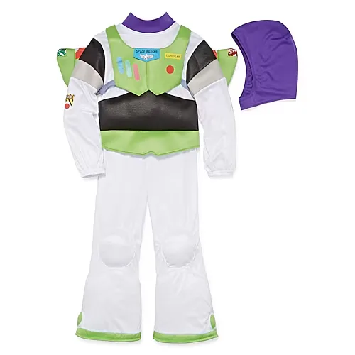 Disney Collection Buzz Lightyear Toy Story Boys Dress Up Costume, 4, White