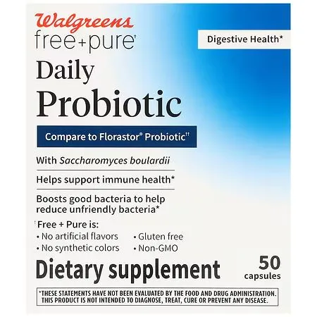 Walgreens Free & Pure Daily Probiotic - 50.0 ea