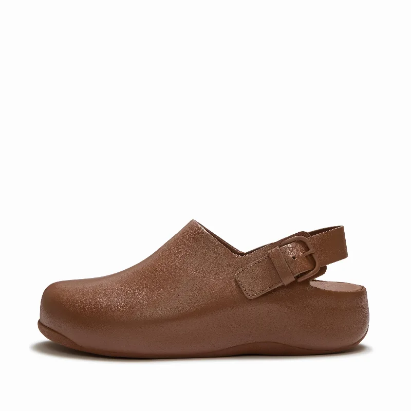 SHUV Leather Back-Strap Mules