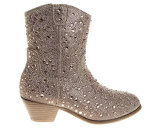 American Glamour Badgley Mischka Girls Little-Big Kid Western Dress Boot