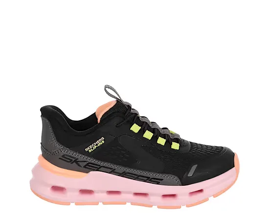 Skechers Girls Little-Big Kid Slip-Ins Glide Step Sneaker