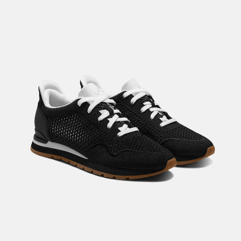 VIVAIA Unisex Slip-On Mesh Sneakers (Allday)|BLACK WHITE|EU 40