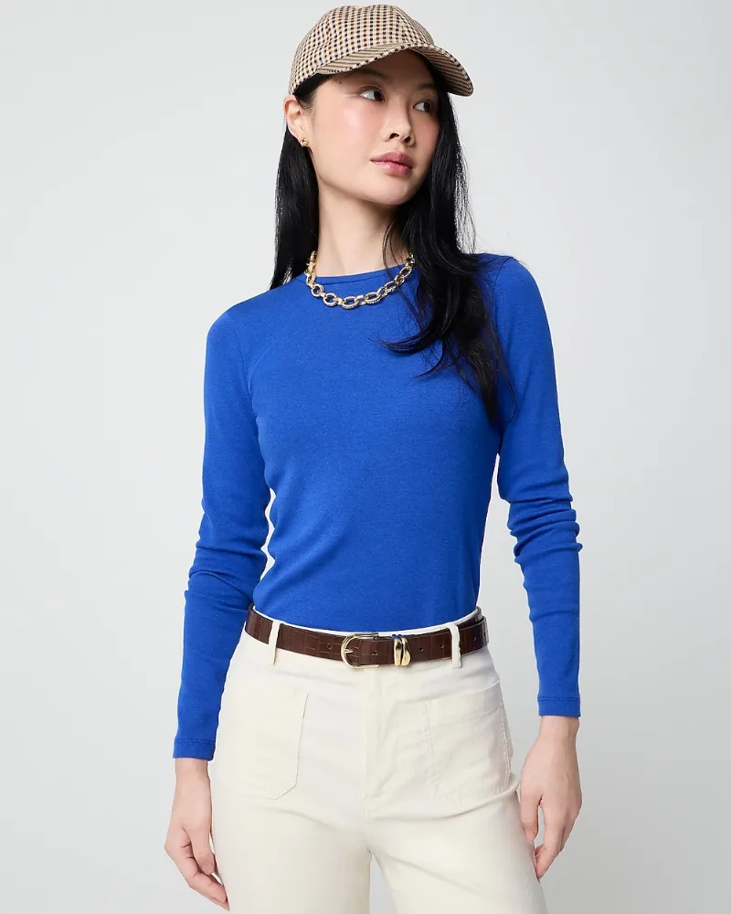 Long-sleeve everyday tee