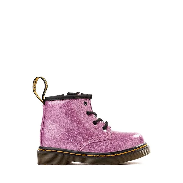 Dr. Martens 1460 4-Eye Glitter Boot - Baby / Toddler - Pink