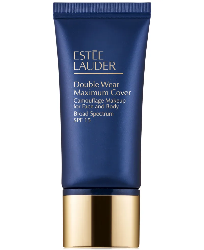Double Wear 24-Hour Maximum Cover Camouflage Foundation for Face and Body Spf 15, 1 oz. - 3C4 Medium Deep