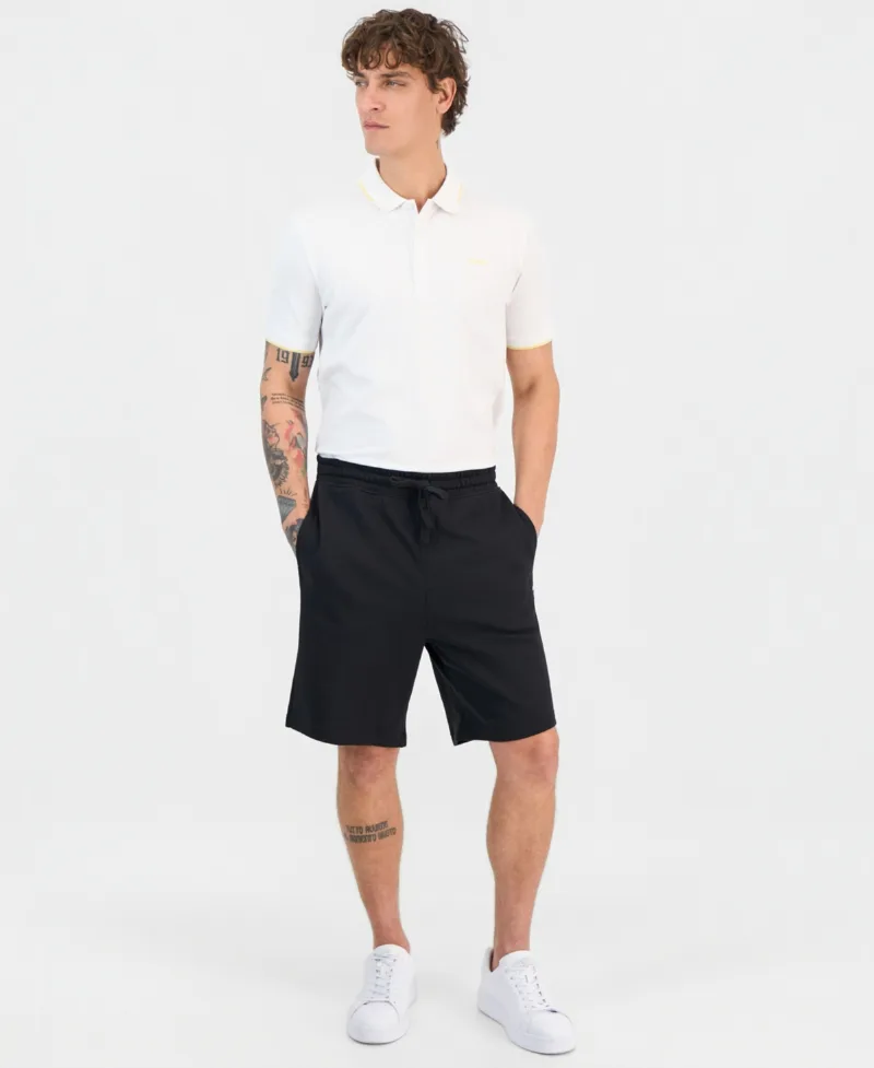 Hugo by Hugo Boss Men's Dayono Cotton Drawstring Shorts - black