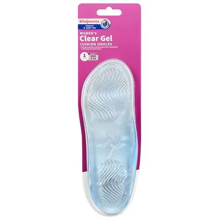 Walgreens Women's Gel Cushion Insoles Size 5-10 - 1.0 pr