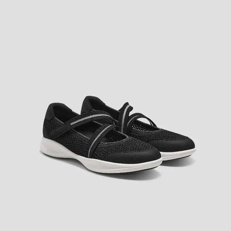 VIVAIA Walker Pro Mesh Hybrid Mary Jane (Isabeli)|BLACK|US 5