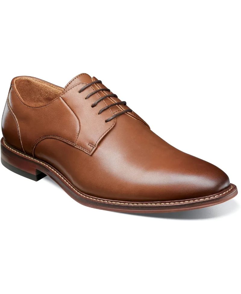 Stacy Adams Men's Marlton Plain Toe Oxford Shoes - Chocolate
