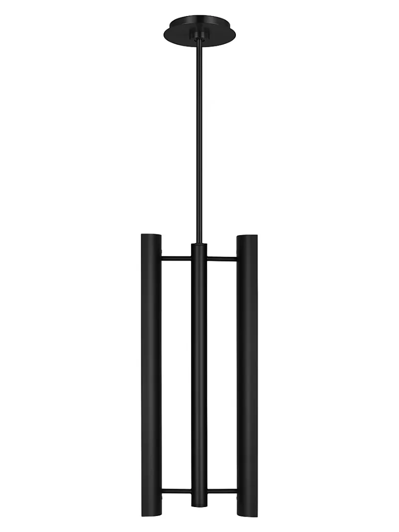 Chapman & Myers Carson Two-Light Pendant - Midnight Black
