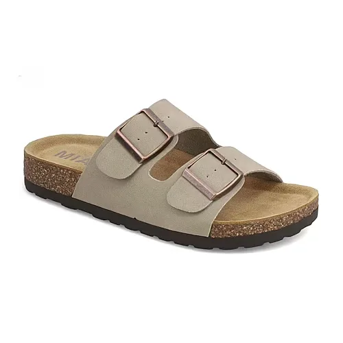 MIA girl Womens Ninah Slide Sandals, 6 1/2 Medium, Beige