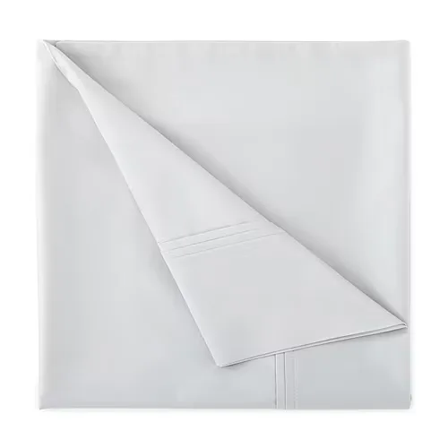 Linden Street 300tc Naturally Soft Organic Cotton Sheet Set, One Size, Silver