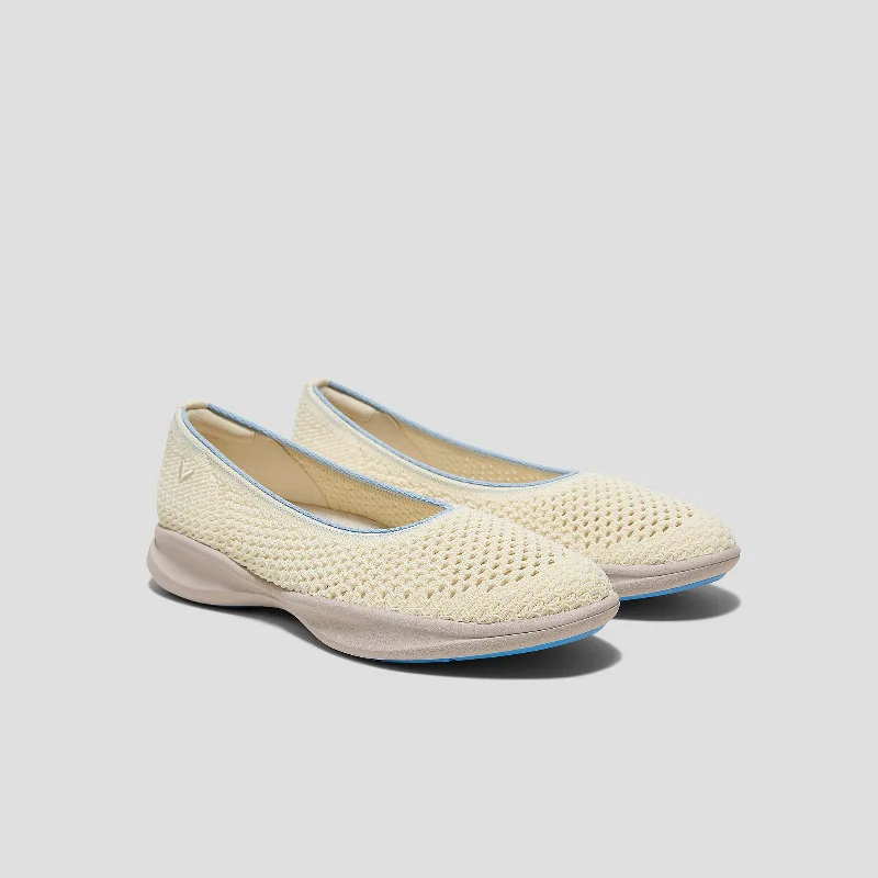 VIVAIA Walker Pro Hybrid Ballet Flats (Izabel)|CREAM MESH|US 7