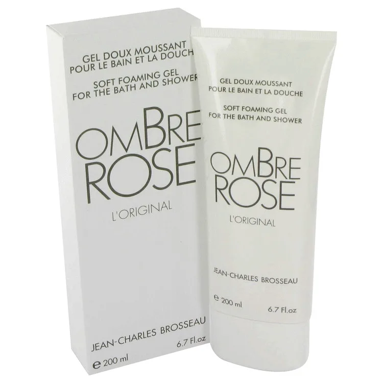Ombre Rose Shower Gel by Brosseau 6.7 oz Soft Foaming Gel for Women
