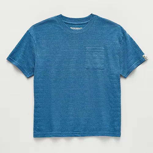 Thereabouts Oversized Little & Big Kid Boys Crew Neck Short Sleeve T-Shirt, X-small (6-7), Blue