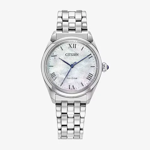 Citizen L Womens Silver Tone Stainless Steel Bracelet Watch Em1140-80d, One Size, Silver