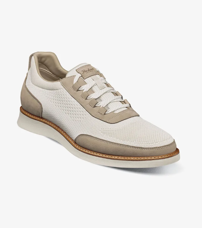 Florsheim Shoes Launch Knit Elastic Lace Moc Toe Slip On Ice Size 10