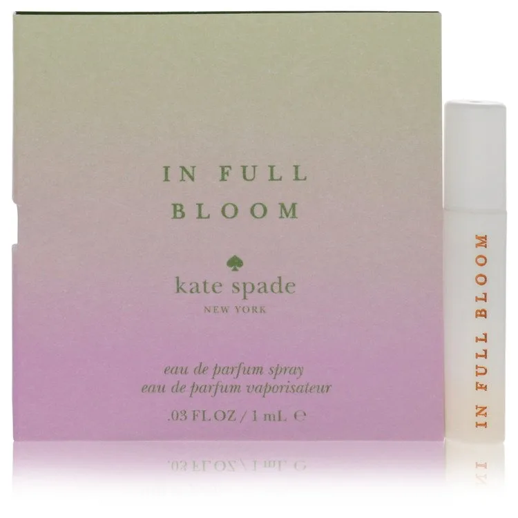 Kate Spade In Full Bloom by Kate Spade EAU DE PARFUM SPRAY 0.03 OZ VIAL for WOMEN