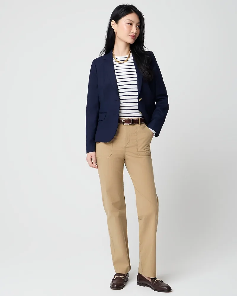 Petite utility-pocket pant