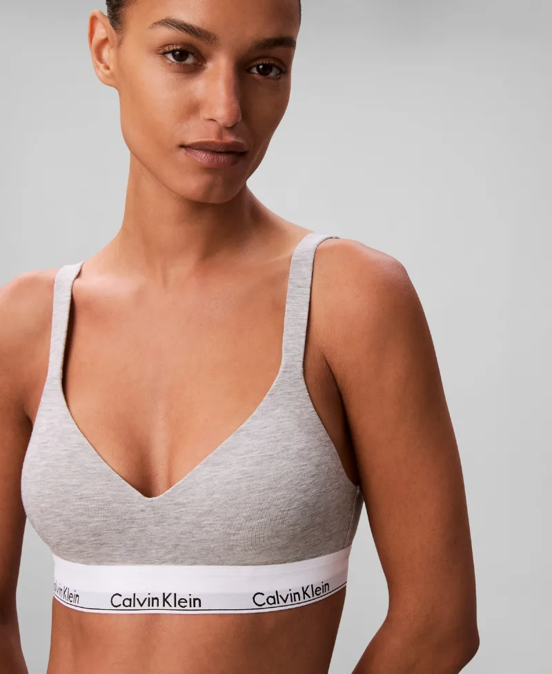 Calvin Klein Women's Full Coverage Lift Bralette - Heather
