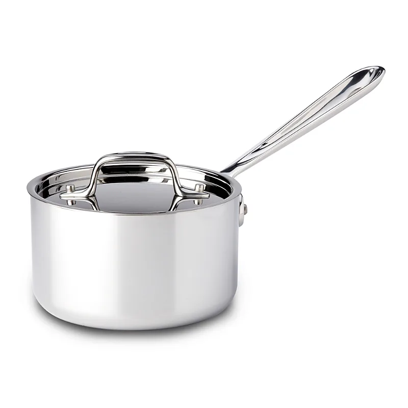 D3 Stainless Steel 1.5 Quart Sauce Pan with Lid