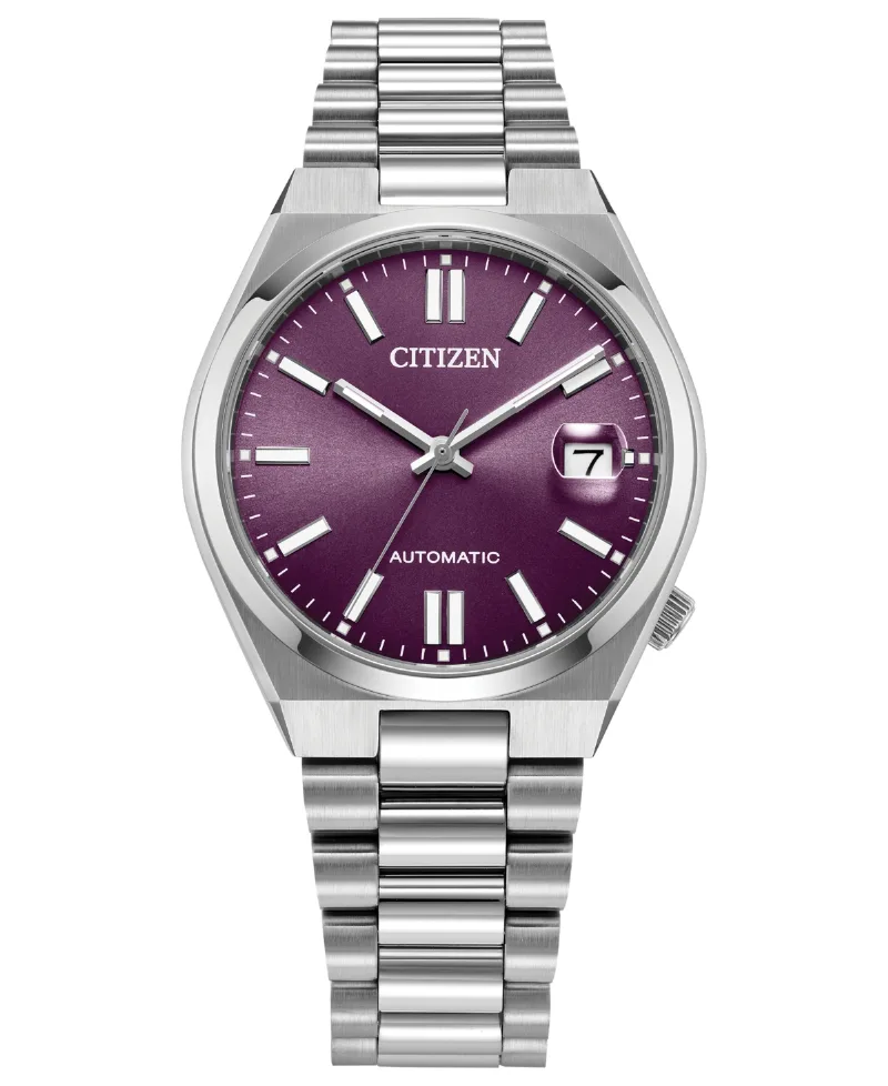 Citizen Men's Sport Luxury Tsuyosa Automatic Silver-Tone Stainless Steel Bracelet Watch 37mm - Silver-tone