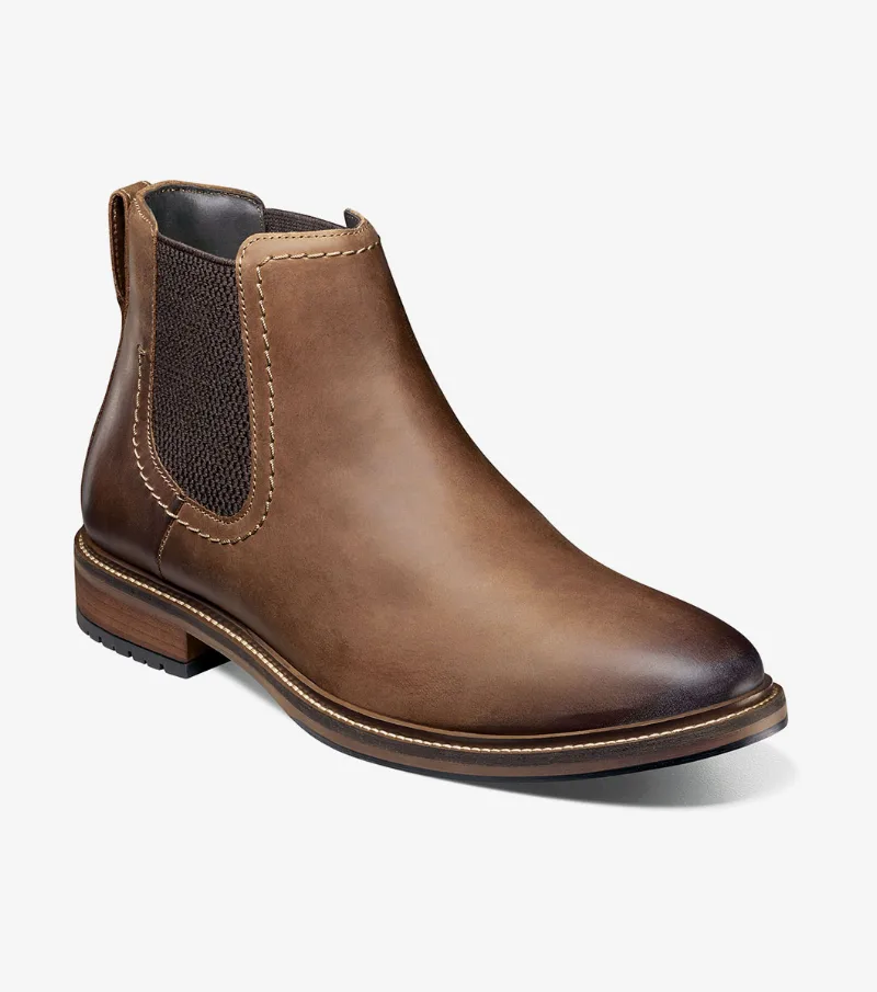 Florsheim Shoes Forge Plain Toe Gore Boot Brown CH Size 7