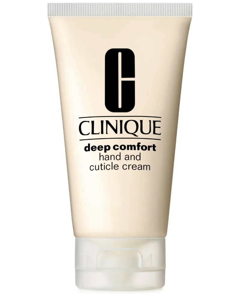 Clinique Deep Comfort Hand and Cuticle Cream with Hyaluronic Acid, 2.5 oz.