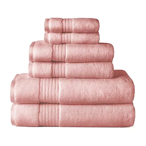 Liz Claiborne Signature Plush Bath Towel, One Size, Pink