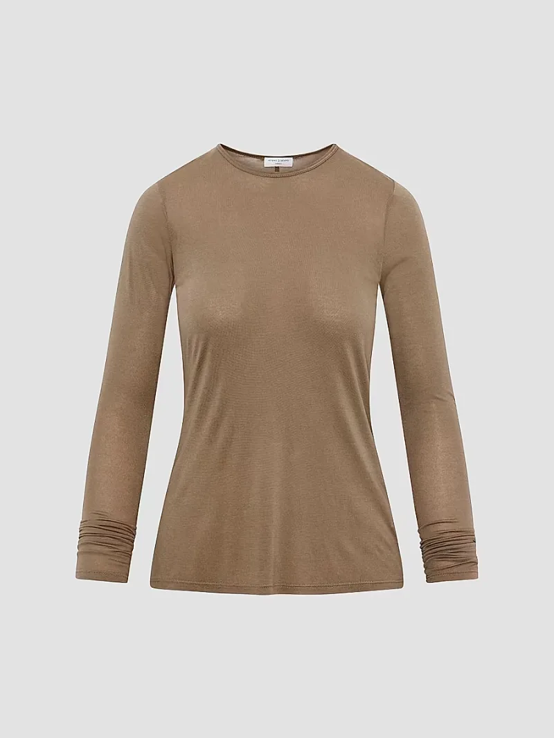 Artemis Diciero Women's Dasha Long-Sleeve Top - Olive - Size Small