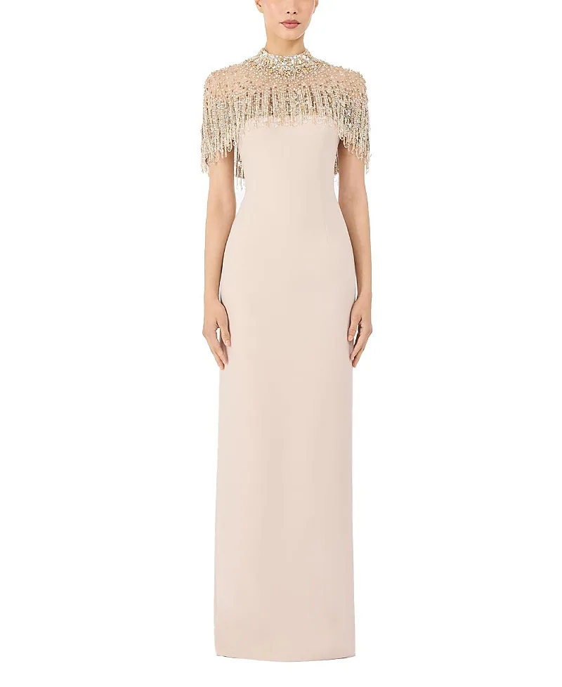 Jenny Packham Livia Beaded-Embellishment Maxi Dress