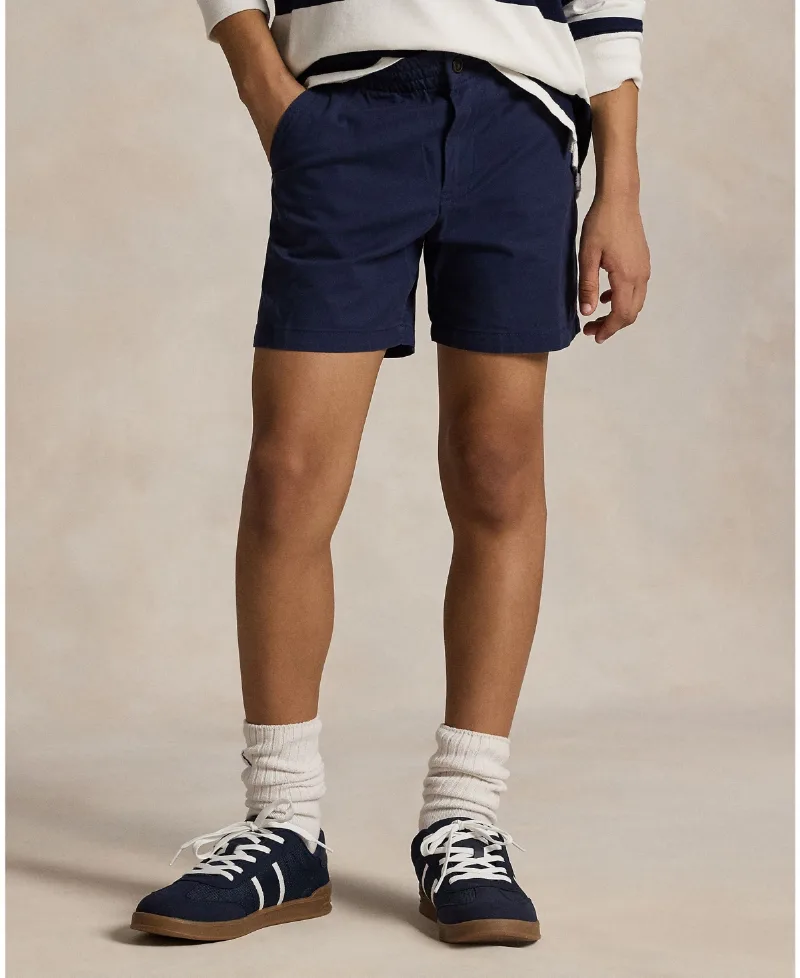 Polo Ralph Lauren Big Boys Polo Prepster Flex Abrasion Twill Shorts - Newport navy