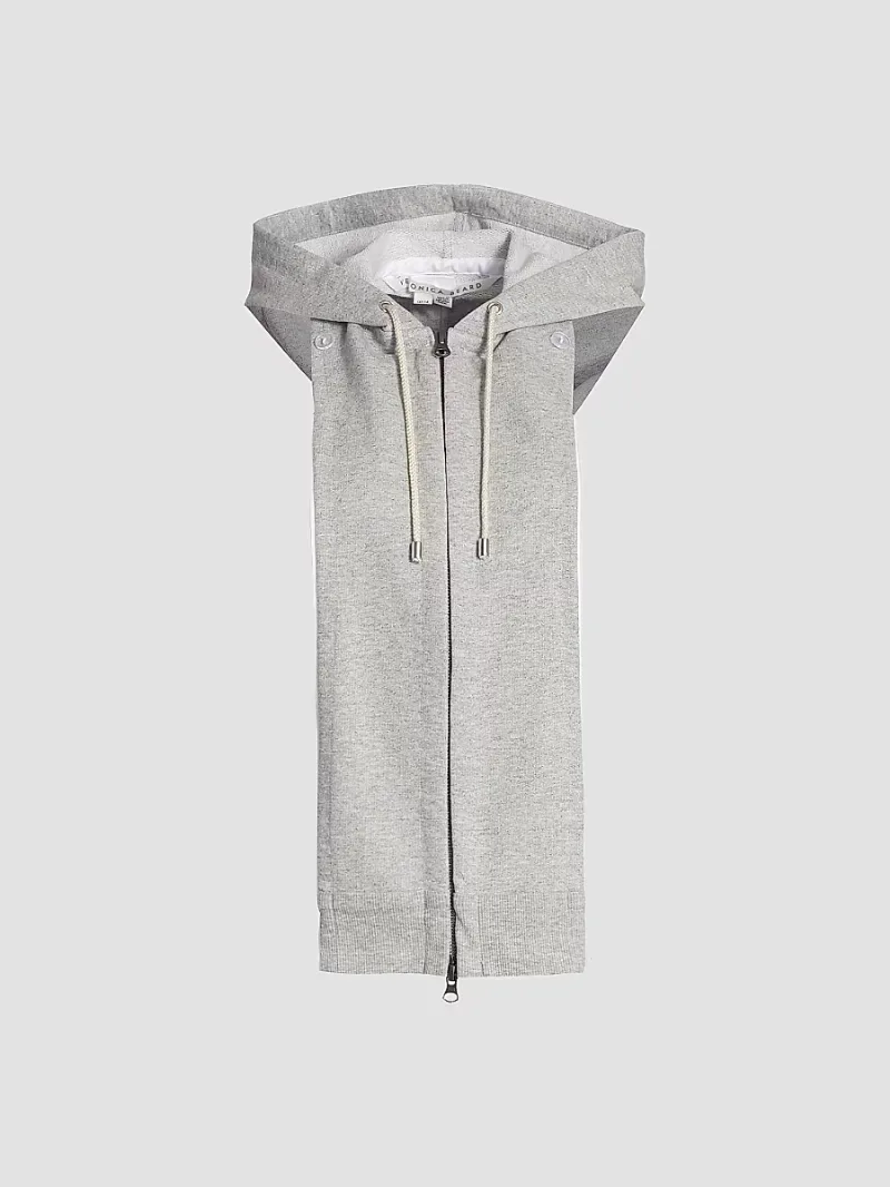 Veronica Beard Women's Hooded Dickey - Heather Grey
