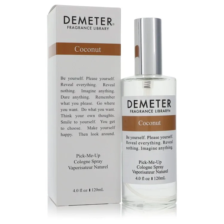 Demeter Coconut Cologne by Demeter 4 oz Cologne Spray (Unisex) for Men