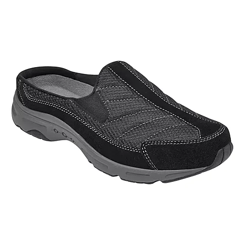 Easy Spirit Hotrace Womens Sneakers, 6 Wide, Black