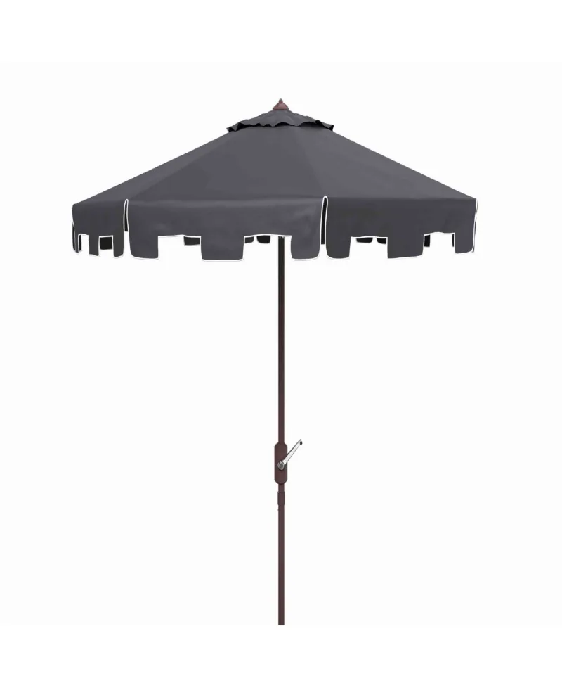 Zimmerman 11' Market Umbrella - Navy, White