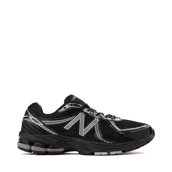 New Balance 860v2 Athletic Shoe - Black / Silver Metallic