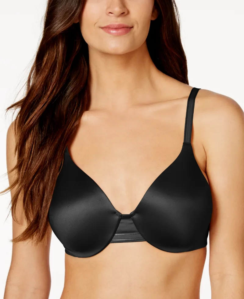 Bali Women's One Smooth U Concealing and Shaping Underwire Bra 3W11 - Black